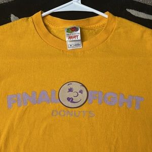 Final fight donuts on a heavy fruit of the loom tag